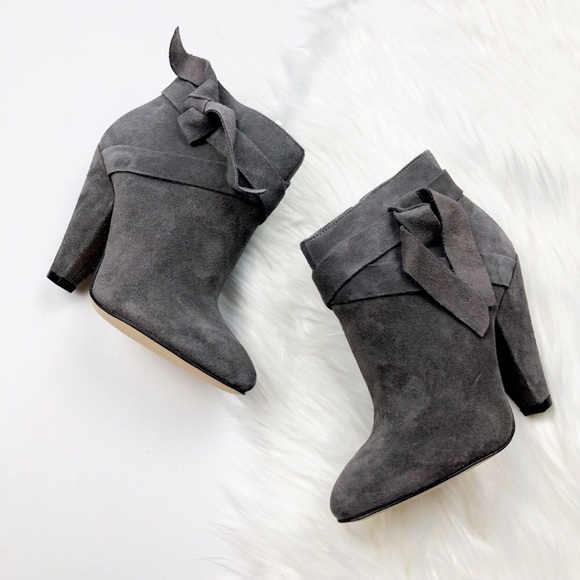 nine west grey suede boots